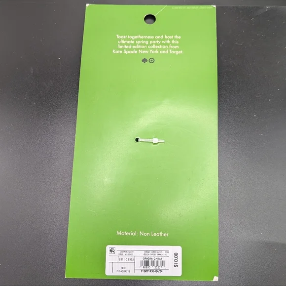 Kate Spade x Target Strawberry Bag Charm Keychain - Picture 5 of 7